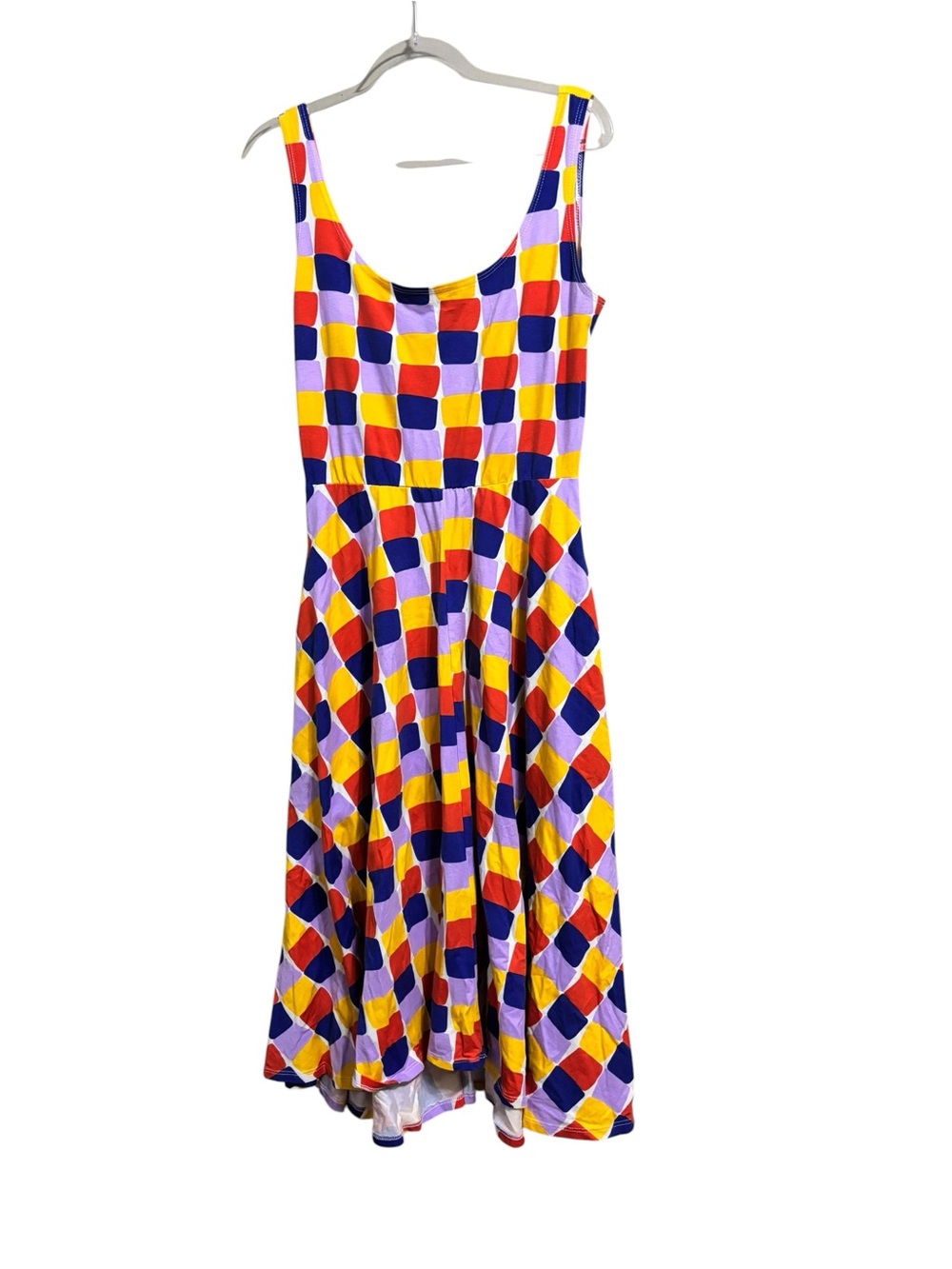 Nooworks Sz Lg Vacation Grid Dress - Picture 3 of 6